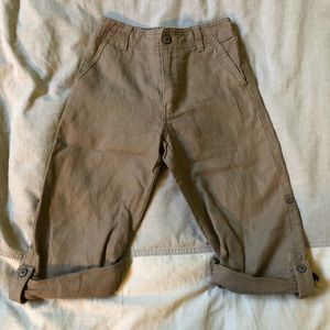 JANIE & JACK | Linen Roll Up pants - shorts Size 4